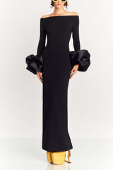 Talia Oversized-Cuffs Gown | Dress In Beauty Talia Oversized-Cuffs Gown | Dress In Beauty