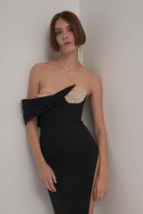 Baroque Pearl Chest Cup Dress | Dress In Beauty Baroque Pearl Chest Cup Dress | Dress In Beauty