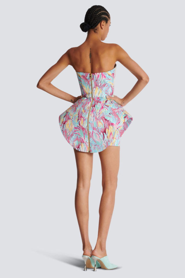 Peplum-Bustier Mini Dress | Dress In Beauty Peplum-Bustier Mini Dress | Dress In Beauty