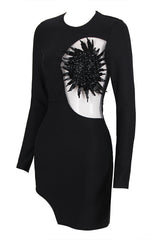 Hera Long Sleeve Embellished Bandage Dress | Dress In Beauty Hera Long Sleeve Embellished Bandage Dress | Dress In Beauty