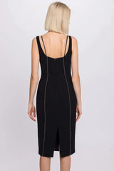 Silver Trim Floral Bustier Midi Dress | Dress In Beauty Silver Trim Floral Bustier Midi Dress | Dress In Beauty