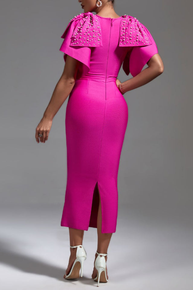 Kassidy Knitted Embellished Midi Dress | Dress In Beauty Kassidy Knitted Embellished Midi Dress | Dress In Beauty