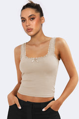 Lace Detailed Square Neck Top | Dress In Beauty Lace Detailed Square Neck Top | Dress In Beauty