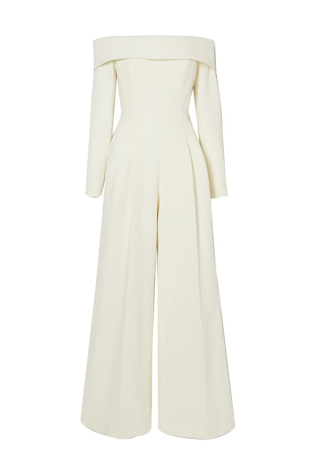Vesper Off The Shoulder Crepe Jumpsuit | Dress In Beauty Vesper Off The Shoulder Crepe Jumpsuit | Dress In Beauty