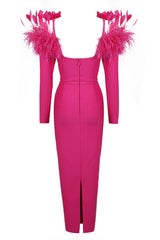 Vittoria Wild Strawberry Midi Dress | Dress In Beauty Vittoria Wild Strawberry Midi Dress | Dress In Beauty