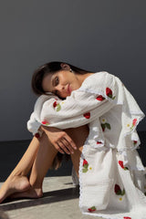 Ruffled Strawberry Print Skirt Set | Dress In Beauty Ruffled Strawberry Print Skirt Set | Dress In Beauty