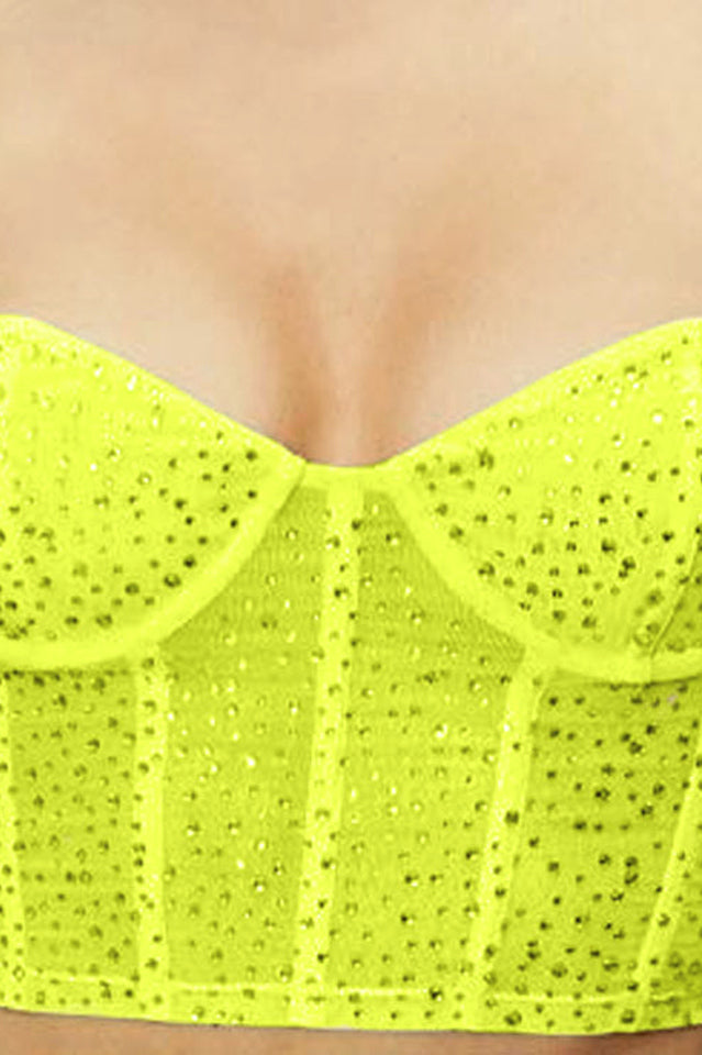 Tropical Dream Embellished Bustier Crop Top | Dress In Beauty Tropical Dream Embellished Bustier Crop Top | Dress In Beauty