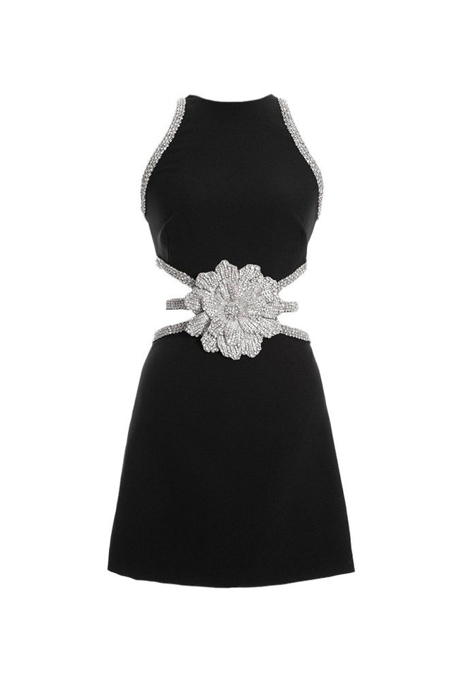 Luna Crystal Floral Embellished Mini Dress | Dress In Beauty Luna Crystal Floral Embellished Mini Dress | Dress In Beauty