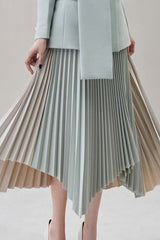 Blaire Gray Ruched Blazer Set | Dress In Beauty Blaire Gray Ruched Blazer Set | Dress In Beauty