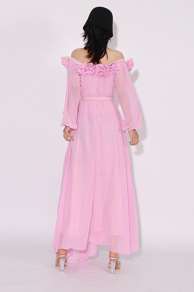 Ascella Flower Shoulder Maxi Dress | Dress In Beauty Ascella Flower Shoulder Maxi Dress | Dress In Beauty