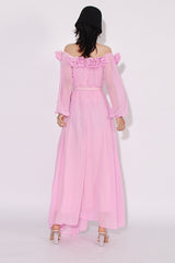 Ascella Flower Shoulder Maxi Dress | Dress In Beauty Ascella Flower Shoulder Maxi Dress | Dress In Beauty