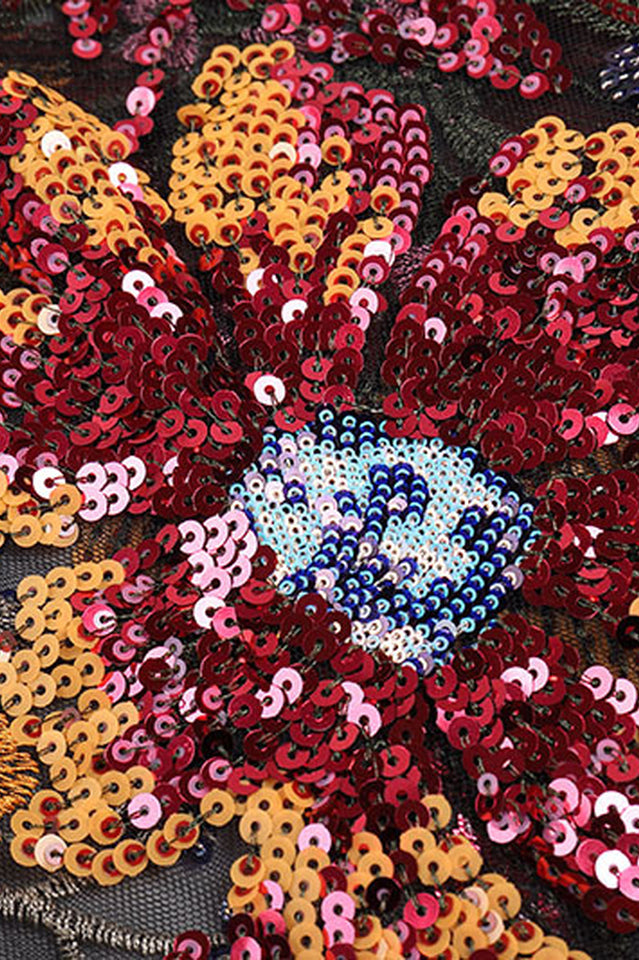 Kamames Strapless Floral Sequined Maxi Dress | Dress In Beauty Kamames Strapless Floral Sequined Maxi Dress | Dress In Beauty