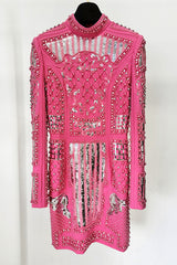 Long Sleeve Sequin Embellished Dress | Dress In Beauty Long Sleeve Sequin Embellished Dress | Dress In Beauty