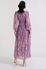 Aurier Round Neck Balloon Sleeve Maxi Dress | Dress In Beauty Aurier Round Neck Balloon Sleeve Maxi Dress | Dress In Beauty