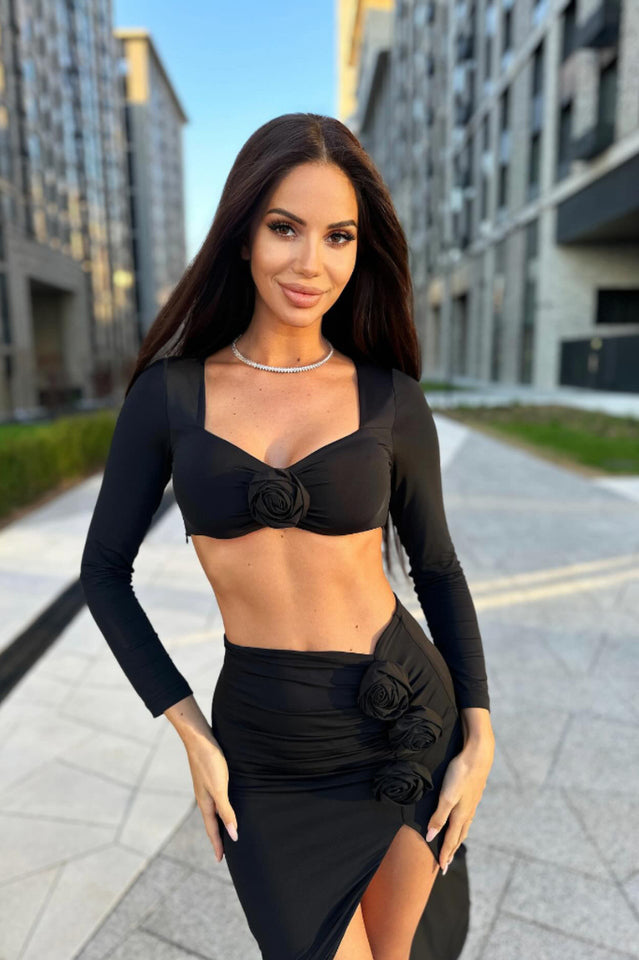 Rose High Split Maxi Dress | Dress In Beauty Rose High Split Maxi Dress | Dress In Beauty