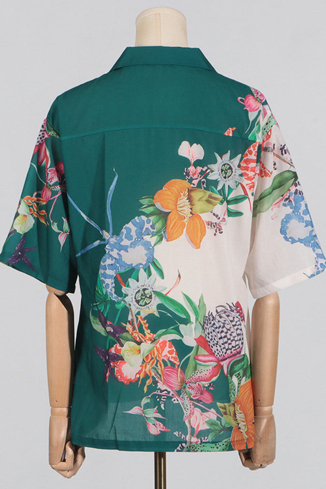 Floral Shirt + Pants Set | Dress In Beauty Floral Shirt + Pants Set | Dress In Beauty