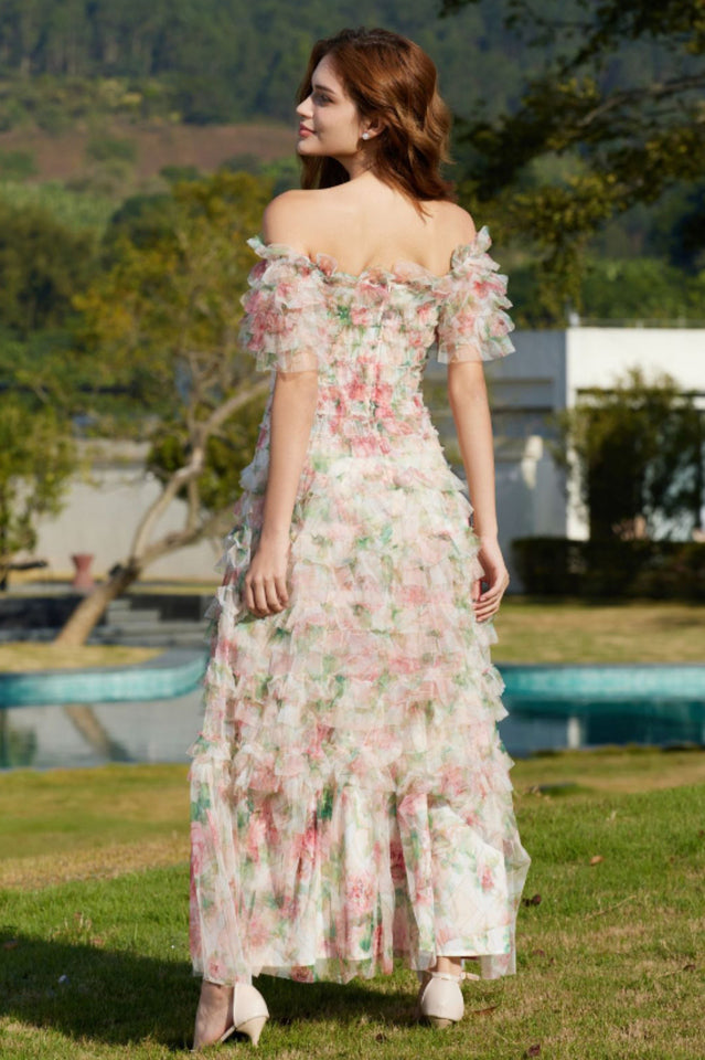 Nola Ruched Floral Maxi Dress | Dress In Beauty Nola Ruched Floral Maxi Dress | Dress In Beauty
