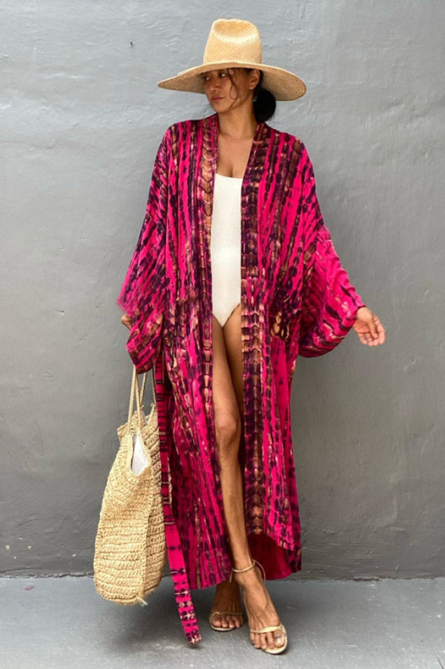 Beach Color Block Printing Cover Up | Dress In Beauty Beach Color Block Printing Cover Up | Dress In Beauty