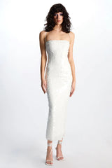 Phoenix Midi Dress in Sequins | Dress In Beauty Phoenix Midi Dress in Sequins | Dress In Beauty