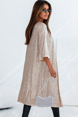 Sequin Open Front Duster Cardigan | Dress In Beauty Sequin Open Front Duster Cardigan | Dress In Beauty