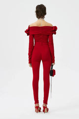 Floral Appliquéd Ruched Crop Top | Dress In Beauty Floral Appliquéd Ruched Crop Top | Dress In Beauty