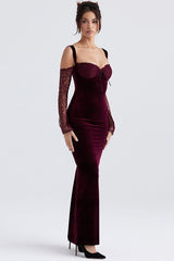 Kaia Evening Velvet Maxi Dress | Dress In Beauty Kaia Evening Velvet Maxi Dress | Dress In Beauty