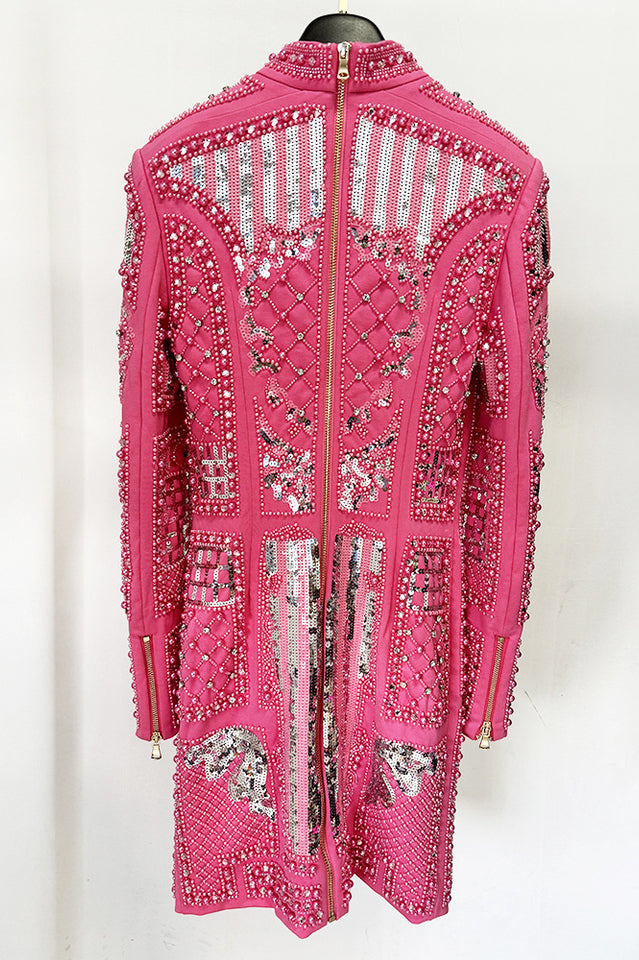 Long Sleeve Sequin Embellished Dress | Dress In Beauty Long Sleeve Sequin Embellished Dress | Dress In Beauty