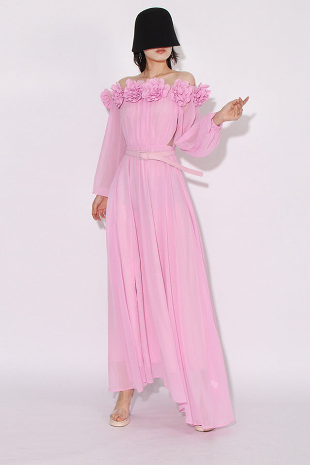 Ascella Flower Shoulder Maxi Dress | Dress In Beauty Ascella Flower Shoulder Maxi Dress | Dress In Beauty