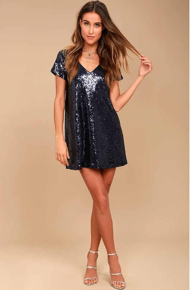 Light Up the Night Sequin Shift Dress | Dress In Beauty Light Up the Night Sequin Shift Dress | Dress In Beauty