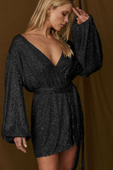 Puff Sleeve Sequin Mini Dress | Dress In Beauty Puff Sleeve Sequin Mini Dress | Dress In Beauty