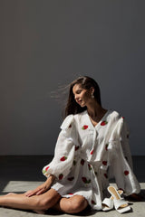 Ruffled Strawberry Print Skirt Set | Dress In Beauty Ruffled Strawberry Print Skirt Set | Dress In Beauty