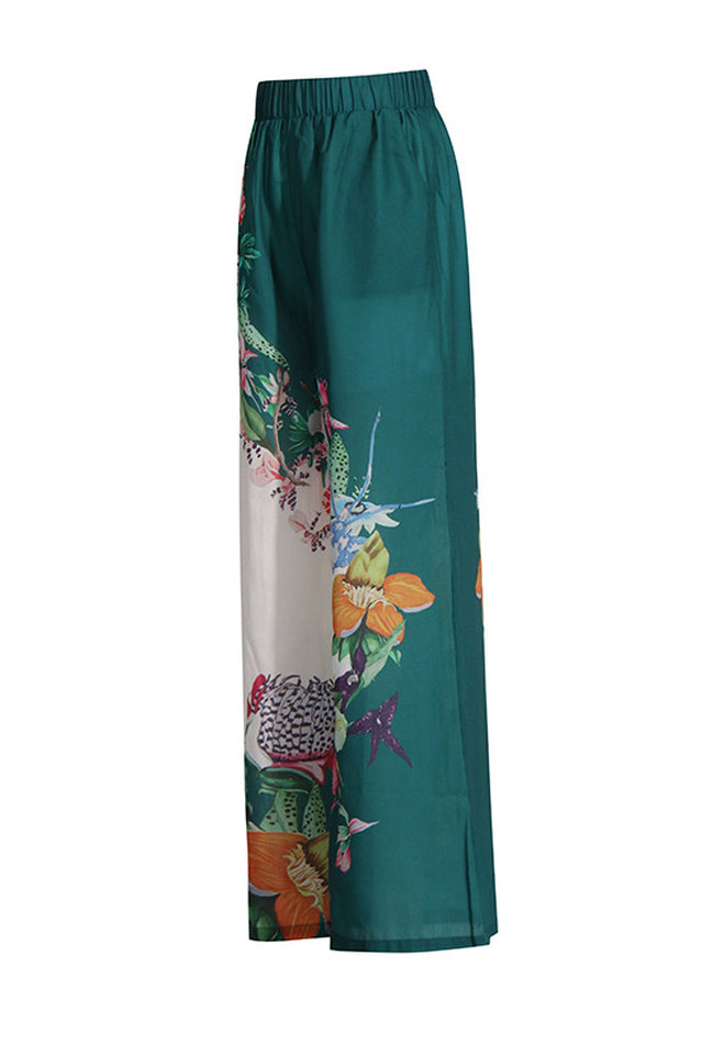 Floral Shirt + Pants Set | Dress In Beauty Floral Shirt + Pants Set | Dress In Beauty