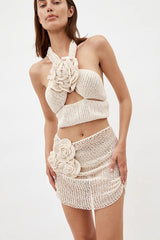 Devana Halter Top + Skirt Set | Dress In Beauty Devana Halter Top + Skirt Set | Dress In Beauty