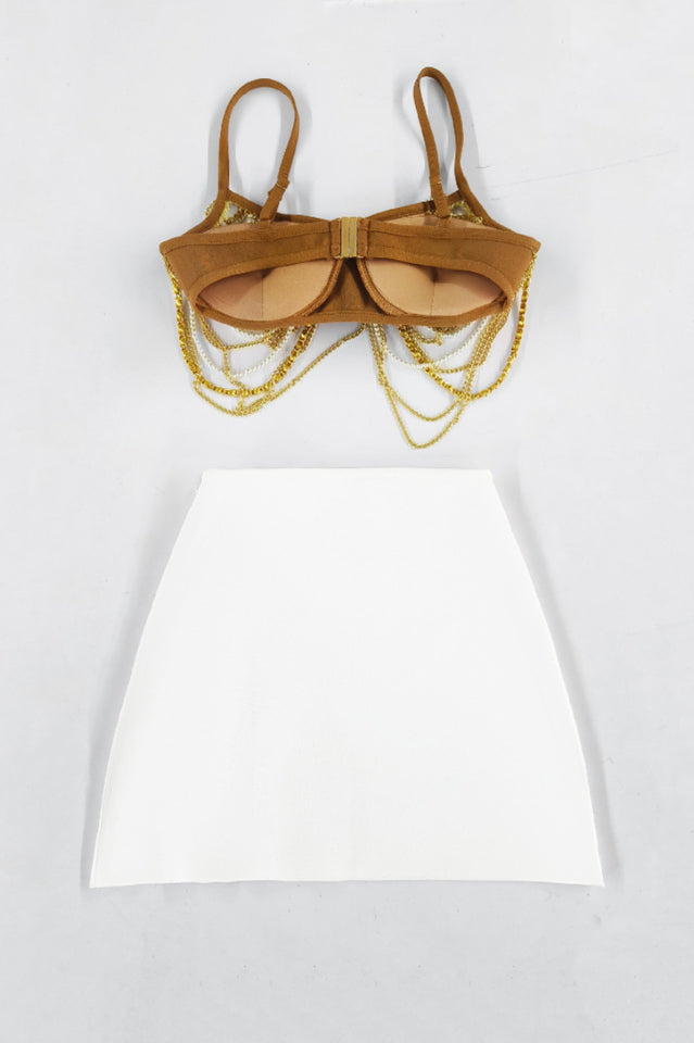 Sable Pearl Body Chain Set | Dress In Beauty Sable Pearl Body Chain Set | Dress In Beauty