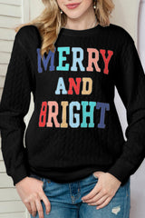 Merry & Bright Quilted Sweatshirt | Dress In Beauty Merry & Bright Quilted Sweatshirt | Dress In Beauty