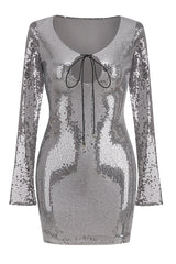 Solaria Sequined Tulle Mini Dress | Dress In Beauty Solaria Sequined Tulle Mini Dress | Dress In Beauty