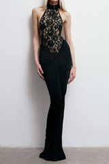 Janice Halterneck Lace Floral Maxi Dress | Dress In Beauty Janice Halterneck Lace Floral Maxi Dress | Dress In Beauty