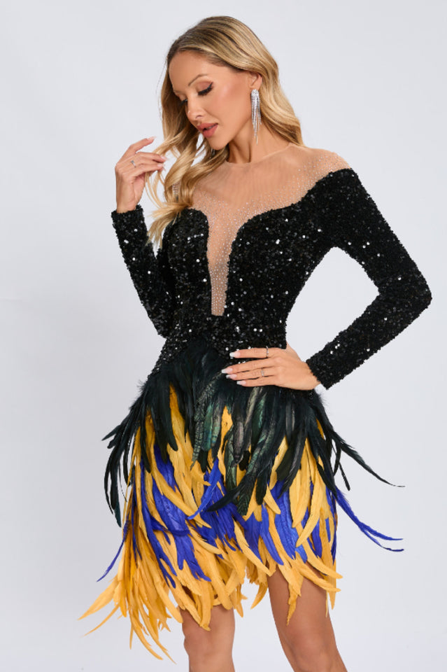 Moonlit Feather Gown | Dress In Beauty Moonlit Feather Gown | Dress In Beauty