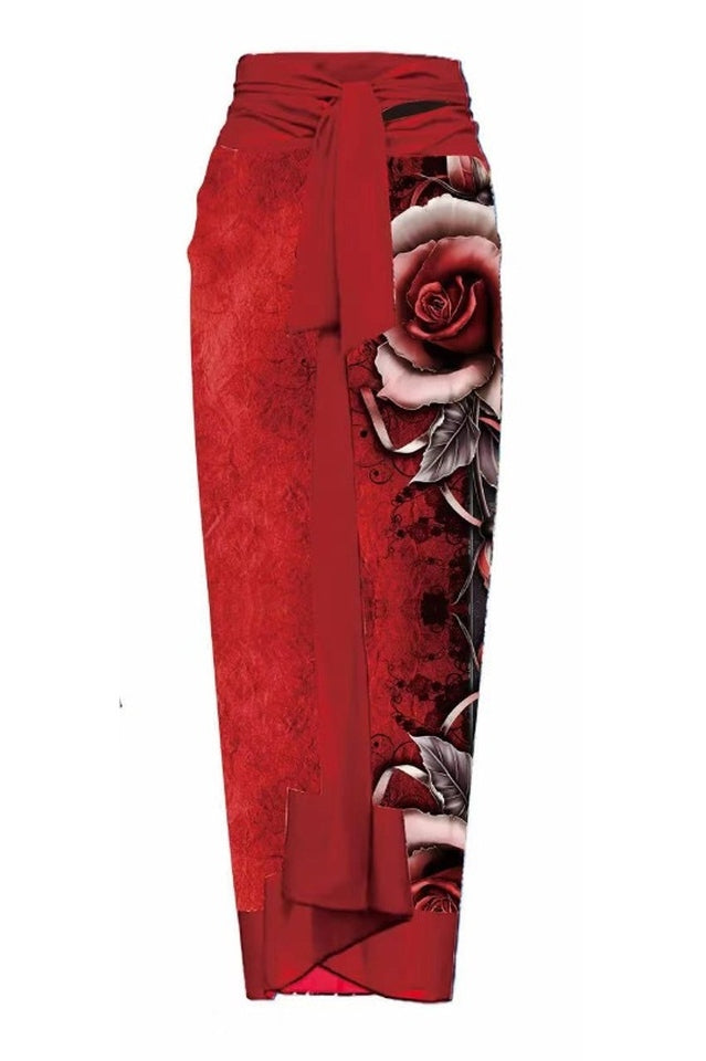 3D Flower One Piece Swimsuit & Skirt Set | Dress In Beauty 3D Flower One Piece Swimsuit & Skirt Set | Dress In Beauty