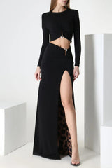Black Stretch Cady Maxi Dress | Dress In Beauty Black Stretch Cady Maxi Dress | Dress In Beauty
