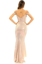 Backless Spaghetti Straps Formal Maxi Dress | Dress In Beauty