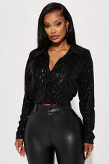 Sparkly Long Sleeve Blouse | Dress In Beauty Sparkly Long Sleeve Blouse | Dress In Beauty