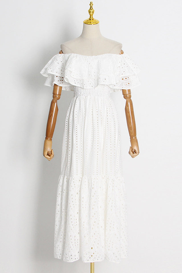 Tulum Off Shoulder Eyelet Dress | Dress In Beauty Tulum Off Shoulder Eyelet Dress | Dress In Beauty