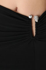 Black Stretch Cady Maxi Dress | Dress In Beauty Black Stretch Cady Maxi Dress | Dress In Beauty