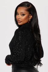 Sparkly Long Sleeve Blouse | Dress In Beauty Sparkly Long Sleeve Blouse | Dress In Beauty