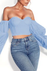 Kalani White Puff Sleeve Corset Top | Dress In Beauty Kalani White Puff Sleeve Corset Top | Dress In Beauty