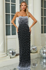 Perla Strapless Pearl Beaded Maxi Dress | Dress In Beauty Perla Strapless Pearl Beaded Maxi Dress | Dress In Beauty