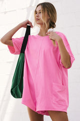 Koton Boat Neck Playsuit | Dress In Beauty Koton Boat Neck Playsuit | Dress In Beauty