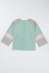 Floral Patchwork Heart Long Sleeve Top | Dress In Beauty Floral Patchwork Heart Long Sleeve Top | Dress In Beauty