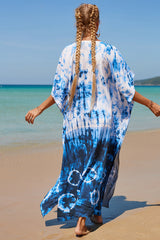 Tropical Pattern Kimono Blouse ( 29 Colors ) | Dress In Beauty Tropical Pattern Kimono Blouse ( 29 Colors ) | Dress In Beauty